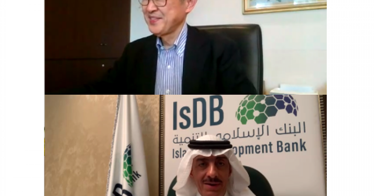 JICA President Kitaoka held talks with Dr. Hajjar, President of the